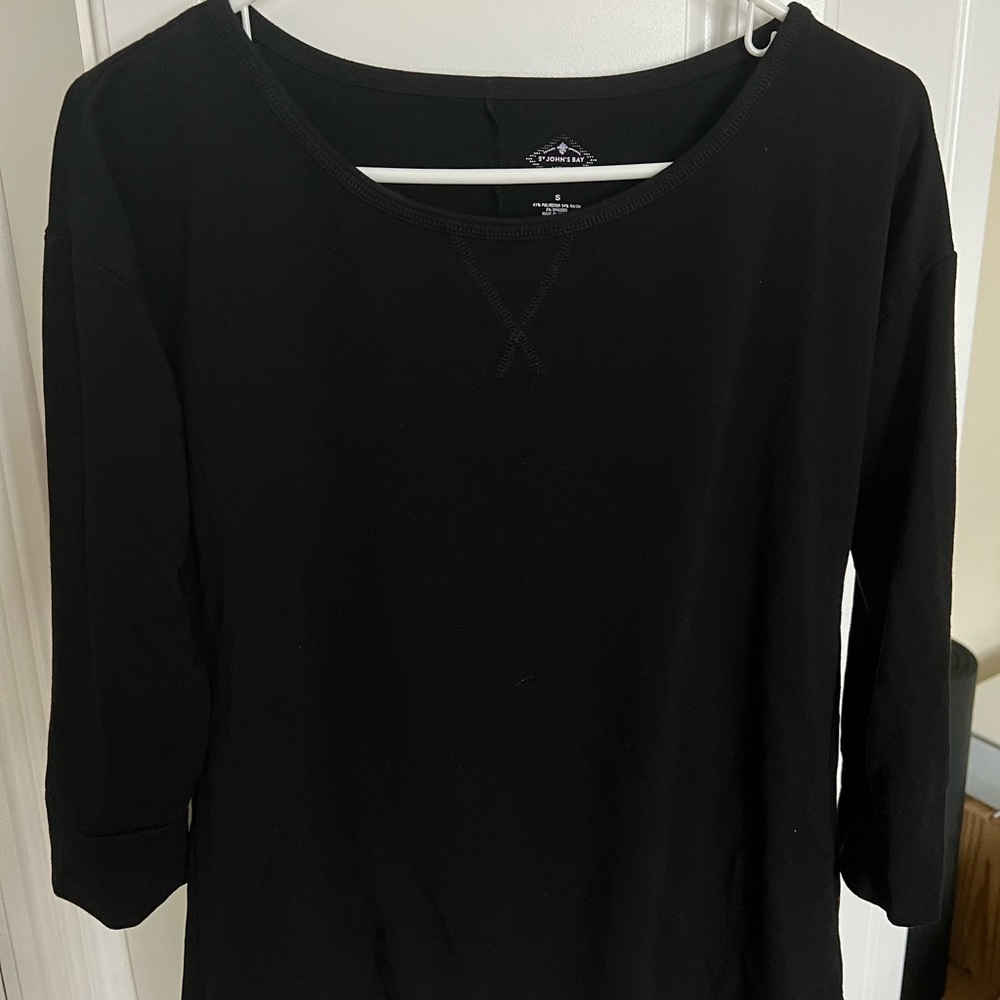 Wonens three quarter length sleeve shirt